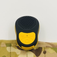 Haut-parleur portable sans fil Bluetooth V5.3 à clipser pour chantier et extérieur, avec basses pleine gamme et microphone intégré