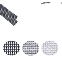 Moustiquaire en treillis métallique tissé en acier inoxydable, prix usine, revêtement noir/gris, tissage uni, maille 10-18, découpe anti-moustiques