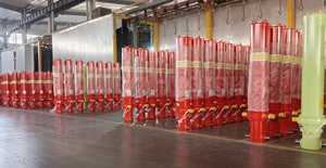 Vérin hydraulique télescopique <span class=keywords><strong>FC</strong></span> haute stabilité, 4 étapes, simple effet, avec garantie de 14 mois pour camion benne - Product Image 4