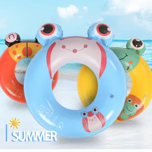 Children's Thickened Cute Underarm Ring Beach Inflatable Float Ring Cartoon Swimming Life Buoy