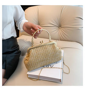 <span class=keywords><strong>Borsa</strong></span> a conchiglia in paglia mimetica autunnale, nuova versione coreana, personalizzabile, tessuta a mano, alla moda, per giovani donne - <span class=keywords><strong>Outlet</strong></span> di fabbrica - Product Image 1