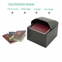 Escáner de Pasaportes EFFON ICAO 9303, Lector OCR de Página Completa y MRZ para Lectura de Tarjetas de Identificación, Licencias de Conducir y Visados, para Aeropuertos y Hoteles, con SDK Gratuito