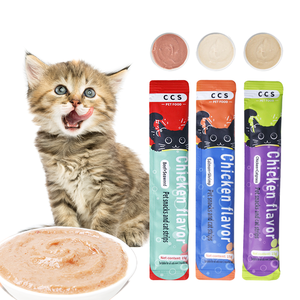 Snacks para Mascotas a Base de Crema a Precio Mayorista, 15g, Compatible con OEM/ODM, Varios Sabores de Snacks Líquidos para Mascotas, Golosinas para Gatos, Tiras para Gatos - Product Image 1