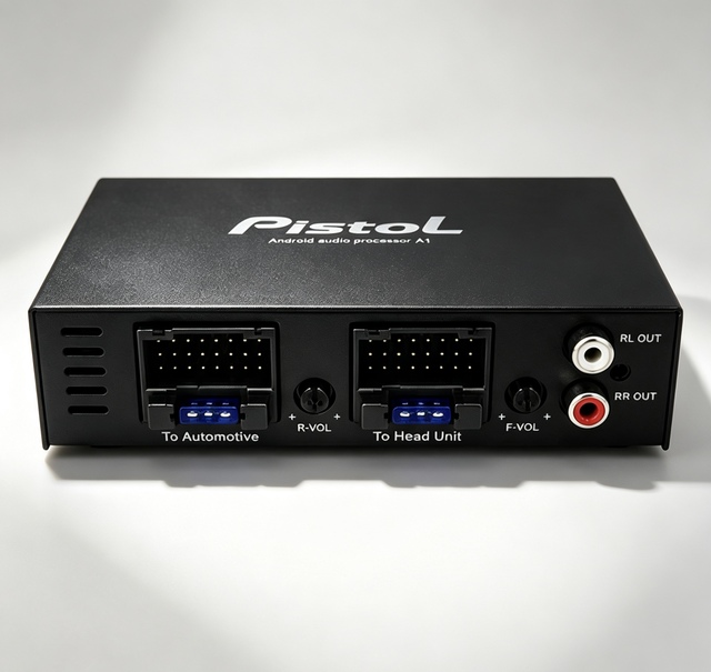 Car Power Amplifier 20Hz-20kHz Frequency Response Plug and Play 4 Channel AB Class Auto Audio Amp Pistol A1A2