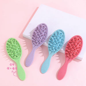 Özel Logo paketi silikon şampuan tarak uzun saplı saç derisi masaj saç yumuşatma temizleme fırçası ıslak kuru saç - Product Image 2