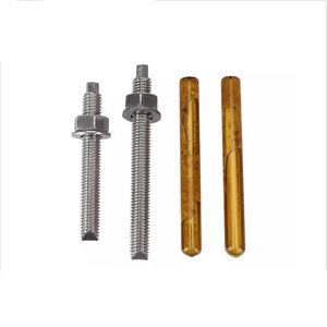 Ancre chimique hexagonale M8 en acier inoxydable, <span class=keywords><strong>goujon</strong></span> chimique à résine, fixation par résine chimique - Product Image 4