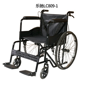 Fauteuil roulant manuel pliable léger Lechi Lc809 1 pour personnes âgées et handicapées - Product Image 1