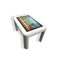 Mesa de Juego Interactiva Táctil Inteligente Multicolor con Tubos para Niños y Adolescentes, Uso Escolar y Doméstico, Personalizable con Altura Ajustable