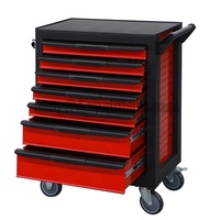 Chariot à outils HONGFEI en acier inoxydable verrouillable pour garage et atelier, certifié ISO9001, fabricant OEM ODM