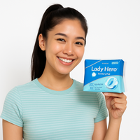 Serviettes hygiéniques biodégradables ultra-minces en coton avec ailettes, protection anti-fuites, super absorbantes, pour usage diurne, pour femmes, vente en gros