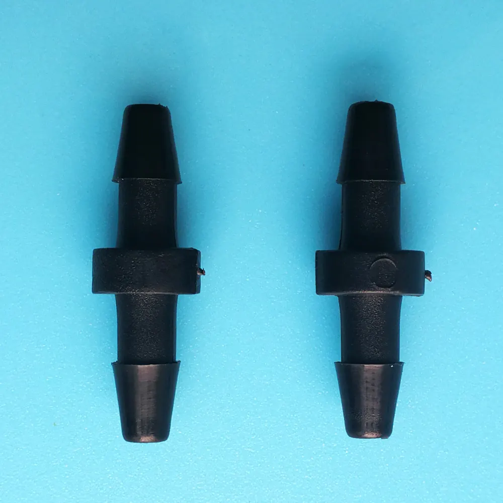Plastic Way Hose Connectors For Flexible Silicone Tubing ink tube connector