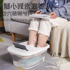 Hot Sale Faltbarer Fuß Einweichen Eimer Kunststoff Bad Becken Massage Haushalt Erwachsene Bad Mit Griff - Product Image 2