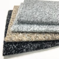 Bon matériau en PVC de moquette industrielle du fabricant chinois, style velours découpé, lavable pour la maison et la voiture