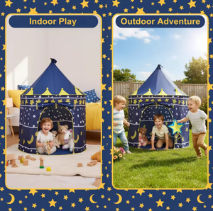 Carpa de Juego Plegable Tipo <span class=keywords><strong>Castillo</strong></span> de Princesa Grande para Niños, de Tela Suave, Portátil, para Interiores y Exteriores, con Bolsa de Transporte, Regalo - Product Image 5
