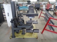 Machine de musculation à double fonction (extension et curl des jambes) à charge par broches, conception originale MND, en vente directe d'usine