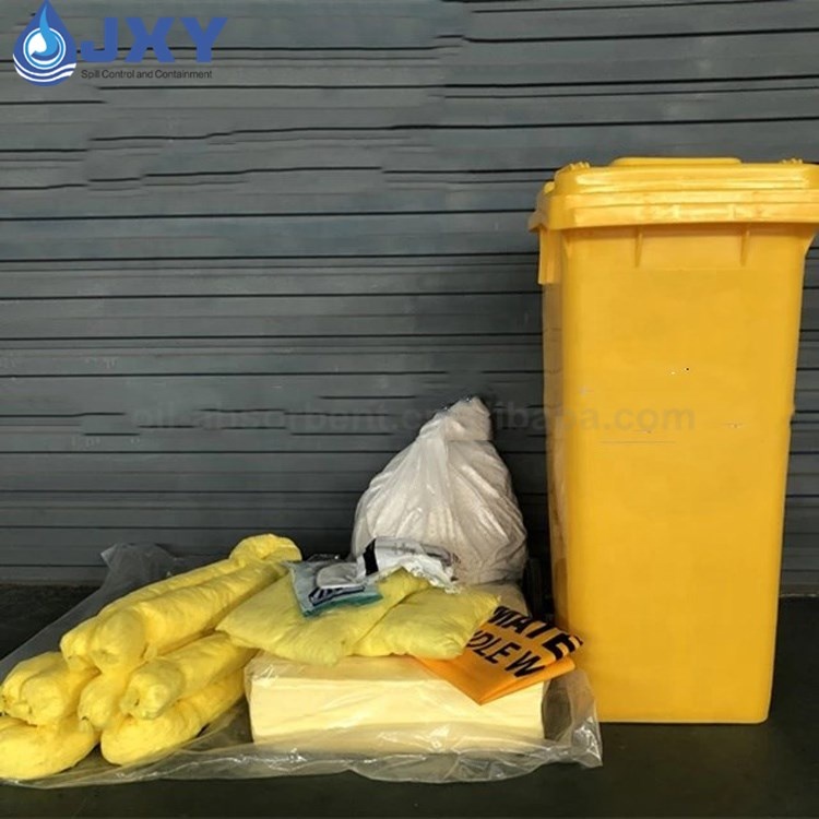 120LTR химический мусорный бак на колесиках, комплект для разлива