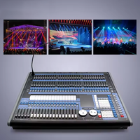 Console d'éclairage DMX avancée à 2048 canaux - Contrôleur de scène professionnel pour la programmation de plusieurs luminaires