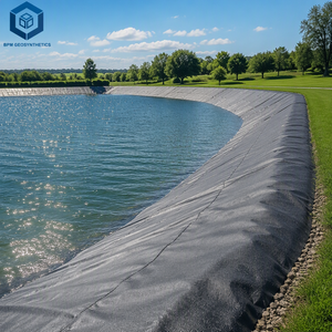 Deponie- und Fischzuchtbecken-Abdeckfolien Geomembranen für landwirtschaftliche Bewässerungsbecken in Peru - Product Image 1