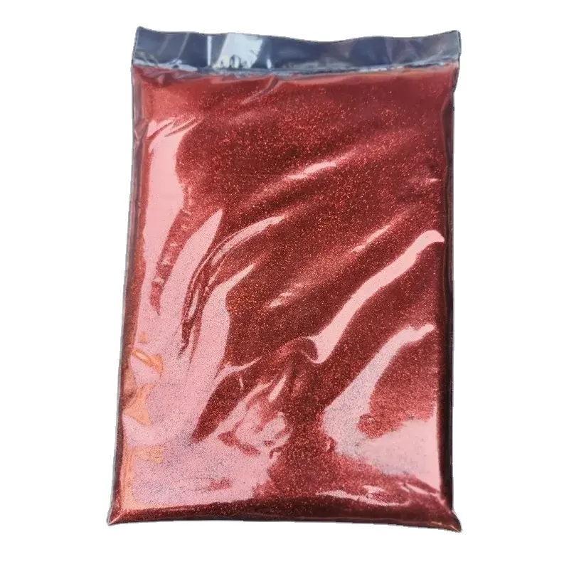 Persediaan kuku akrilik seni kuku, dekorasi Glitter reflektif bubuk Glitter besar hewan peliharaan segi enam Glitter Chunky