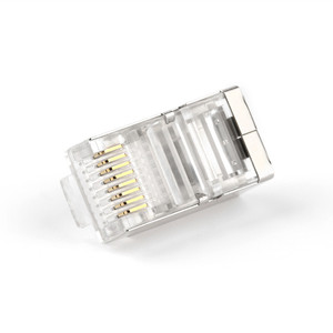ขั้วต่อเครือข่าย Rj45 แบบโลหะป้องกัน 8p8c ปลั๊กอีเธอร์เน็ต 8 คอร์สำหรับการเดินสายคอมพิวเตอร์ - Product Image 3