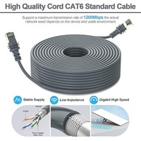 Cable de Repuesto Starlink Gen 3 |   Cable RJ45 de Alta Velocidad, Impermeable, con Blindaje de PVC, para Router Gen 3, Uso en Exteriores, 0.2M 60M