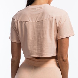 Camisetas de Cuello Redondo Personalizadas al por Mayor para Mujer, Ropa de Mujer, Camiseta de Manga Larga, Ajustada - Product Image 5