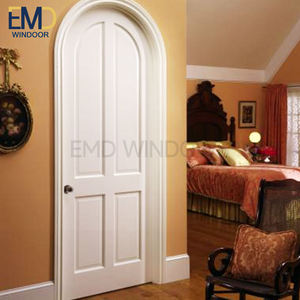 Puerta de Madera Impermeable con Estética Rústica Moderna - Product Image 1