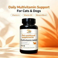 Tablet Vitamin Kompleks Hewan Peliharaan Kustom Pabrik, Perawatan Nutrisi Harian, Multivitamin Hewan Peliharaan, Perawatan Sistem Kekebalan Tubuh untuk Anjing dan Kucing