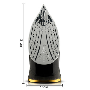 Fer à vapeur puissant 2400W, fers électriques professionnels pour vêtements, souffle de vapeur rapide, chauffe rapide - Product Image 6