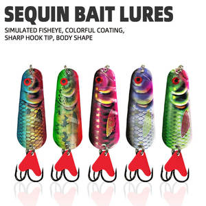 Nouveau 20g 6.7cm Vibrations Métal Jig Appât pour Bass Pike Marlin Bream Trolling <span class=keywords><strong>Meilleur</strong></span> Spinner Cuillère De Pêche Leurres pour River Lake - Product Image 2