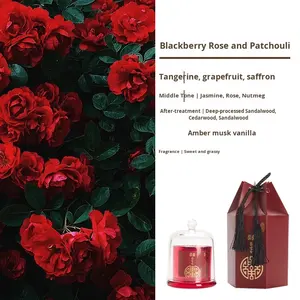 Family's Joy hecho a mano cielo estrellado taza aromaterapia vela perfumada caja <span class=keywords><strong>de</strong></span> regalo Año Nuevo elegante <span class=keywords><strong>boda</strong></span> Favor Set damas <span class=keywords><strong>de</strong></span> honor - Product Image 4