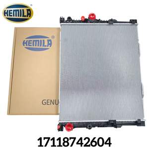 Pièces de véhicule HEMILA, radiateur de <span class=keywords><strong>voiture</strong></span> pour BMW Série 5 G38, système de refroidissement, radiateur en aluminium forgé épaissi 17118742604 - Product Image 1