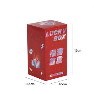 Vente flash, boîte mystère surprise écologique avec logo personnalisé, différentes tailles et impressions, boîtes en papier mystère de Noël personnalisées - Product Image 3