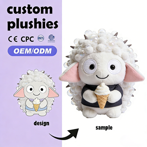 Juguetes de Peluche Personalizados Súper Suaves, Fábrica China Auditada, Venta al Por Mayor OEM, Juguetes Promocionales de Animales Lindos Bordados para Bebés y Niños - Product Image 1