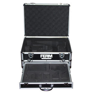 Valigetta di alluminio strumento di barbiere difficile da trasporto del metallo dura di alluminio di caso di attrezzature professionali attache strumento di caso di immagazzinaggio - Product Image 5