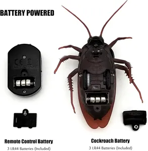 KK New RC Rockroach Điều Khiển Từ Xa Xe Xe Đồ Chơi Động Vật, Điện Tử Thực Tế Chèn Lớn Bug Glowing Eyes Trẻ Em Quà Tặng Sinh Nhật - Product Image 3