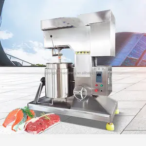 stainless steel fishball pulping beating machine fishball pulping beater machine meatball grinding machine