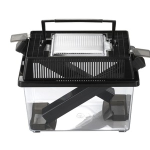 Boîte d'élevage d'insectes Cricket Keeper Feeder 27*17*18cm, ventilation, vue claire, anti-évasion pour Mantis et petits reptiles US CA - Product Image 3