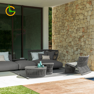 Ensemble de canapés en osier moderne 2022 pour la maison, le jardin et le salon, meubles de patio et d'extérieur - Product Image 5