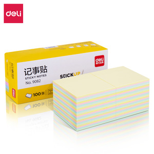 Deli Sticky Notes 76x76mm 100 Sheets Colorful Memo Pads For Office And School Use - Product Image 1