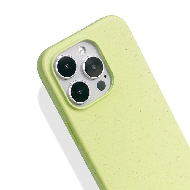 Recycled Biodegradable Mobile Phone Cases Custom Logo/Pattern Shockproof 2mm Thickness 500pcs MOQ for 14/13/12/11 Rohs/REACH