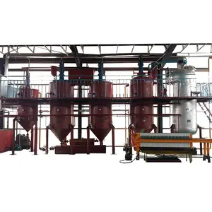 10-100tpd Vegetable Seeds Oil Extraction Machines, Cooking Oil Refinery Processing Plant