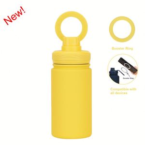 Bouteille d'eau sport en acier inoxydable 350 ml, à large ouverture, portable, avec adsorption magnétique, tasse thermique 316L - Product Image 3