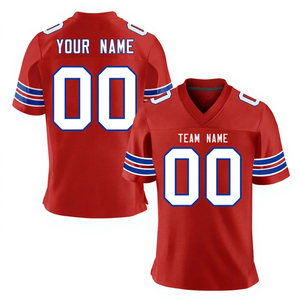 Vente en gros – Nouveauté 2026 – Maillots de football américain unisexes grande taille en polyester respirant de haute qualité – Personnalisables pour l'été - Product Image 1