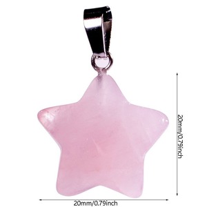 AHAYA <span class=keywords><strong>Nuova</strong></span> Collezione Collana con Ciondolo a Forma di <span class=keywords><strong>Stella</strong></span> in Pietra Naturale e Diamante, Stile Bohémien Fatto a Mano, Regalo per Anniversario Donna - Product Image 3