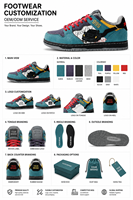 Fabricants de Baskets Personnalisées à Faible MOQ, Chaussures de Marche au Design Unique avec Logo Personnalisé (Style Juice Wrld)