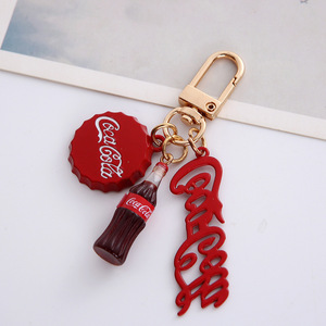 Tùy Chỉnh Dễ Thương Phim Hoạt Hình Coke Chai Keychain Nhẫn Sáng Tạo Headphone Bìa Nhỏ Tươi Túi Mặt Dây Chuyền Cho Món Quà - Product Image 4