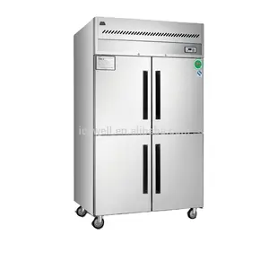 Congelador vertical de acero inoxidable usado para cocina de Hotel, comercial, a la venta