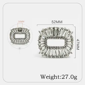 Ladies Shoe Accessories Buckle Decorations Rhinestone Uppers Crystal High Heels Bridal Wedding Women Shoes Clips