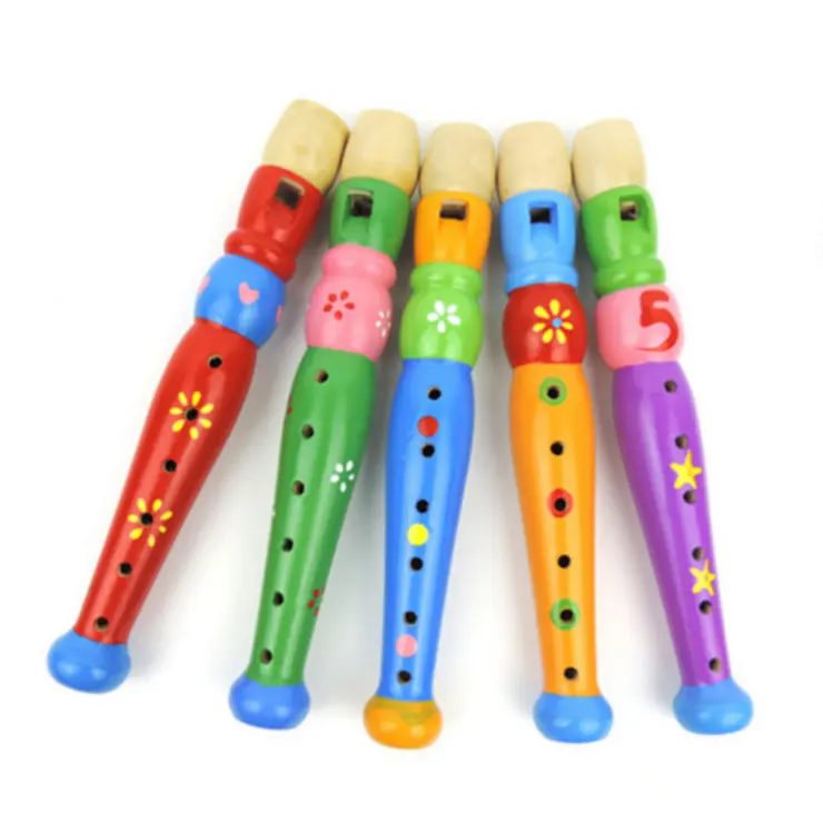 HOYE-instrumentos musicales de viento de madera, bocina de madera, regalo para niños, flauta de madera